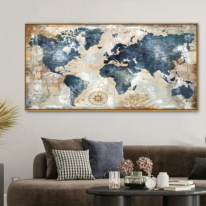 1 قطعة قماش المشارك خمر الفن خ - مراجعة Star Map Poster وسعره