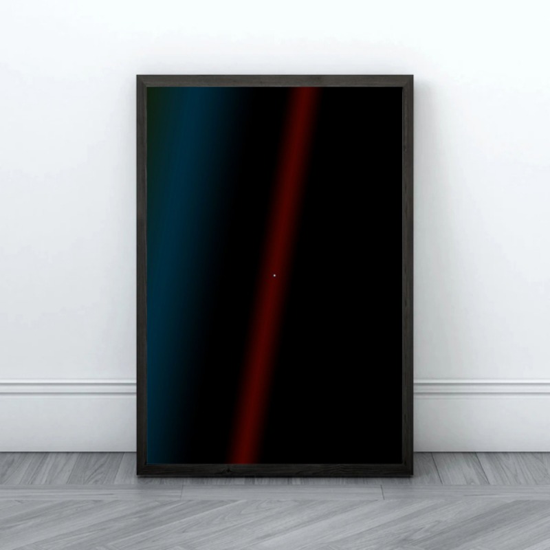 شاحب الأزرق نقطة طباعة المشارك - مراجعة Star Map Poster وسعره