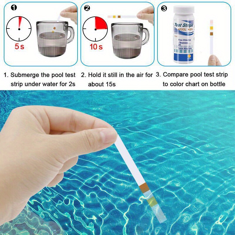 شرائط اختبار الكلور ودرجة الحم - مراجعة Water Testing Kit وسعره