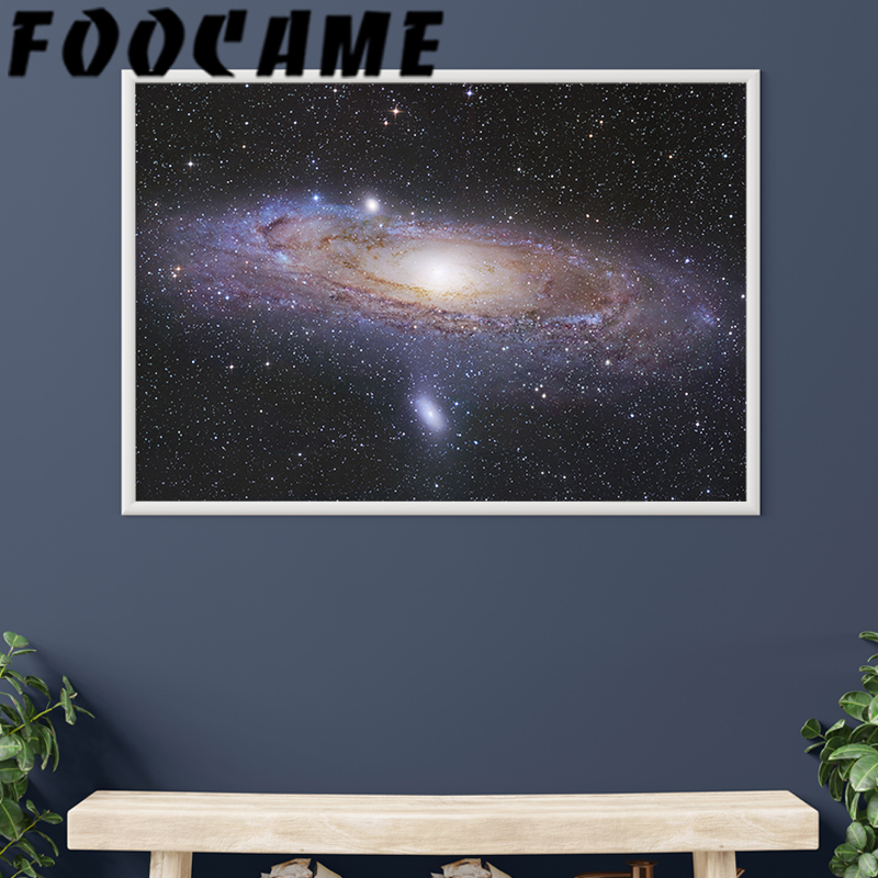 Andromeda-Space Galaxy Stars م - مراجعة Star Map Poster وسعره